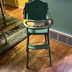 Vintage Amsco Metal Doll-E Hichair – GDC –STABLE–GREAT VINTAGE 1950s